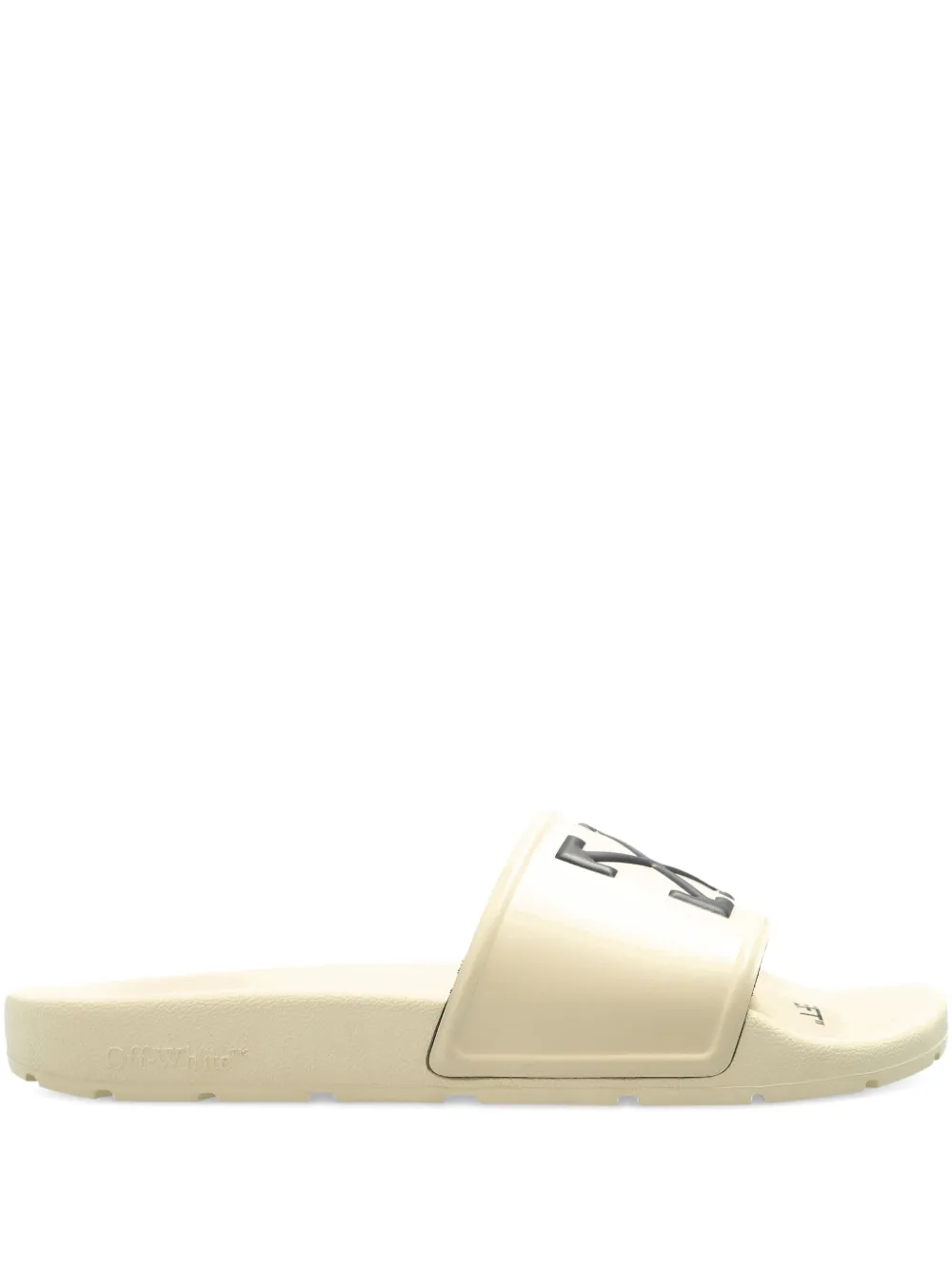 Шлепанцы с логотипом Arrows OFF-WHITE, нейтральный