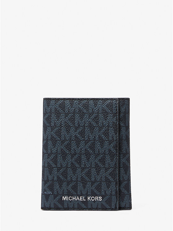 

Трехслойный кошелек с фирменным логотипом Купера Michael Kors, мультиколор