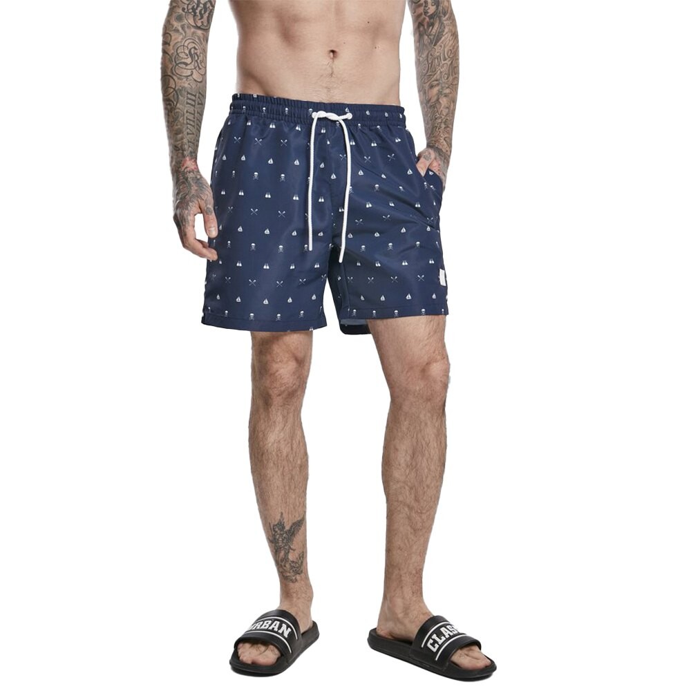 

Шорты Urban Classics Swim Shorts Pattern, синий