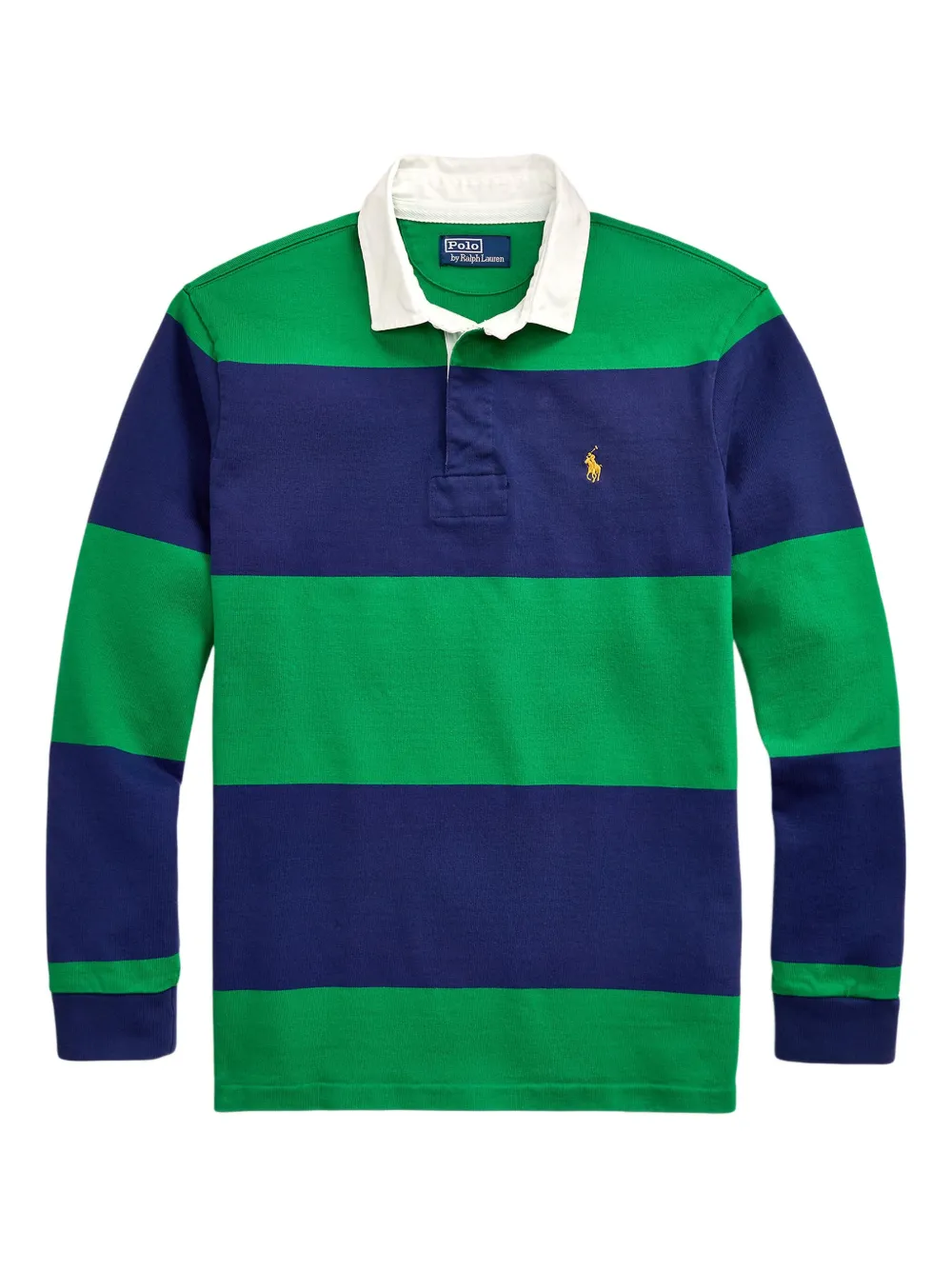

Полосатая рубашка поло Lauren с длинными рукавами POLO RALPH LAUREN, зеленый