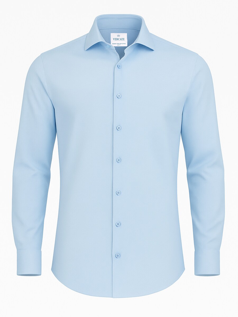 

Рубашка делового кроя Slim Fit Vercate No. 1, светло-голубой