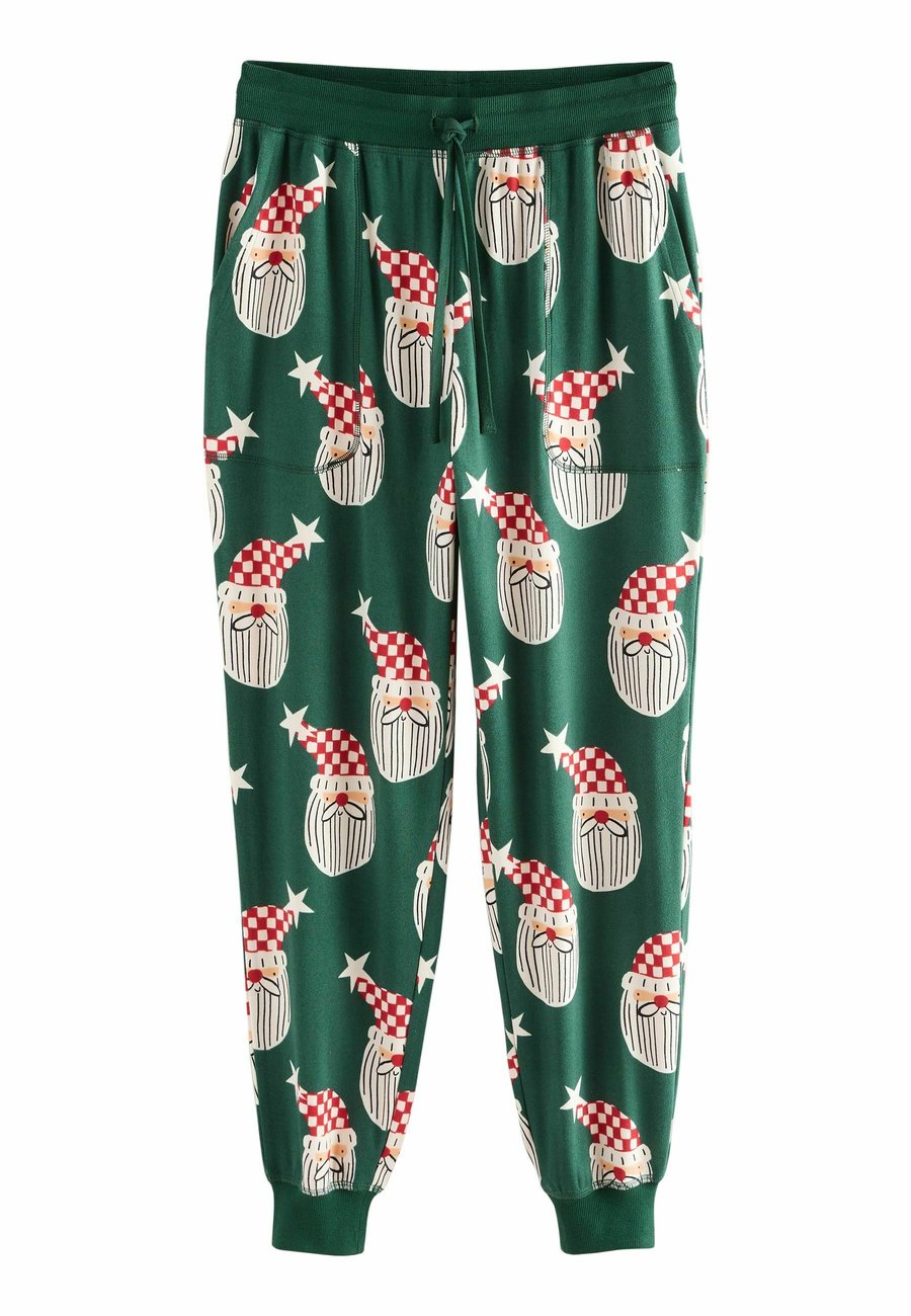 Пижамный комплект Next MATCHING FAMILY CHRISTMAS COSY LONG SLEEVE, Green Santa/Green — фото 4