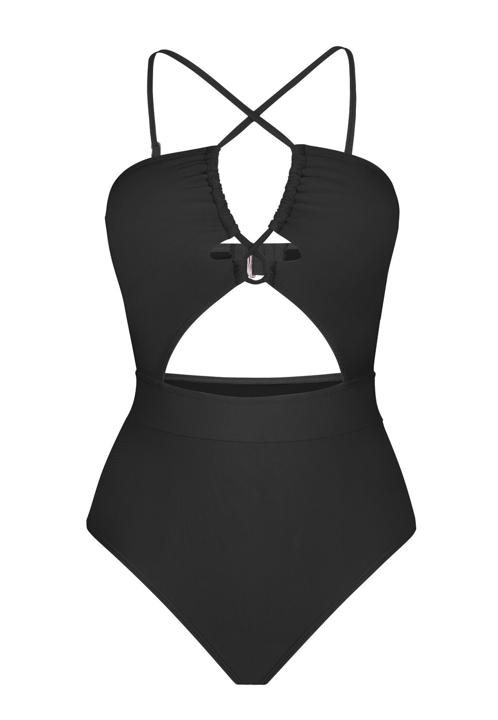 

Купальник CUTOUT CRISS CROSS Cupshe, черный