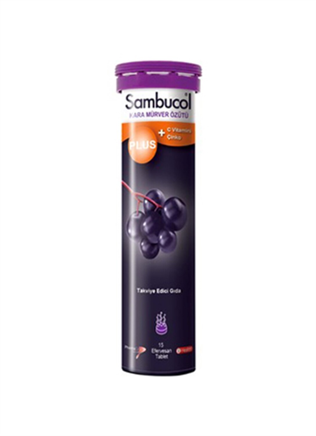 

Sambucol Plus Экстракт черной бузины 15 шипучих таблеток