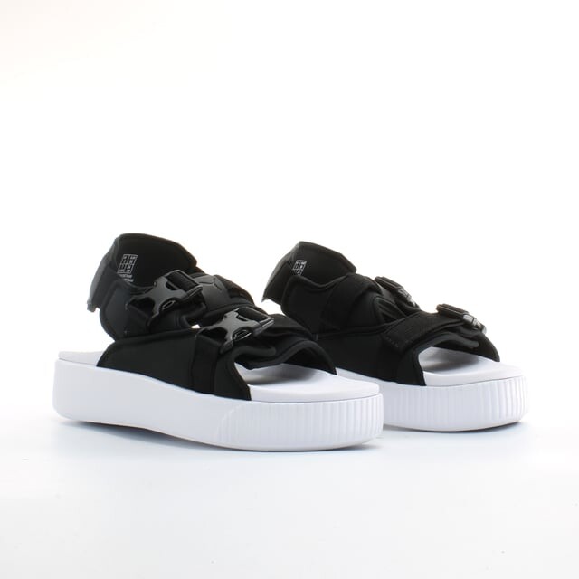 Женские текстильные босоножки на платформе ylm 19 e с ремешками 369424 01 Puma, черный