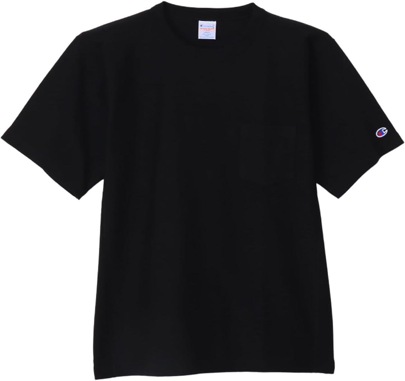 

Мужская футболка Champion C3-Z319Z REVERS WEAVE с коротким рукавом и круглым вырезом, 100% хлопок, плотность ткани 9,4 унции, технология Reverse Weave (R), короткий рукав, карман, черная