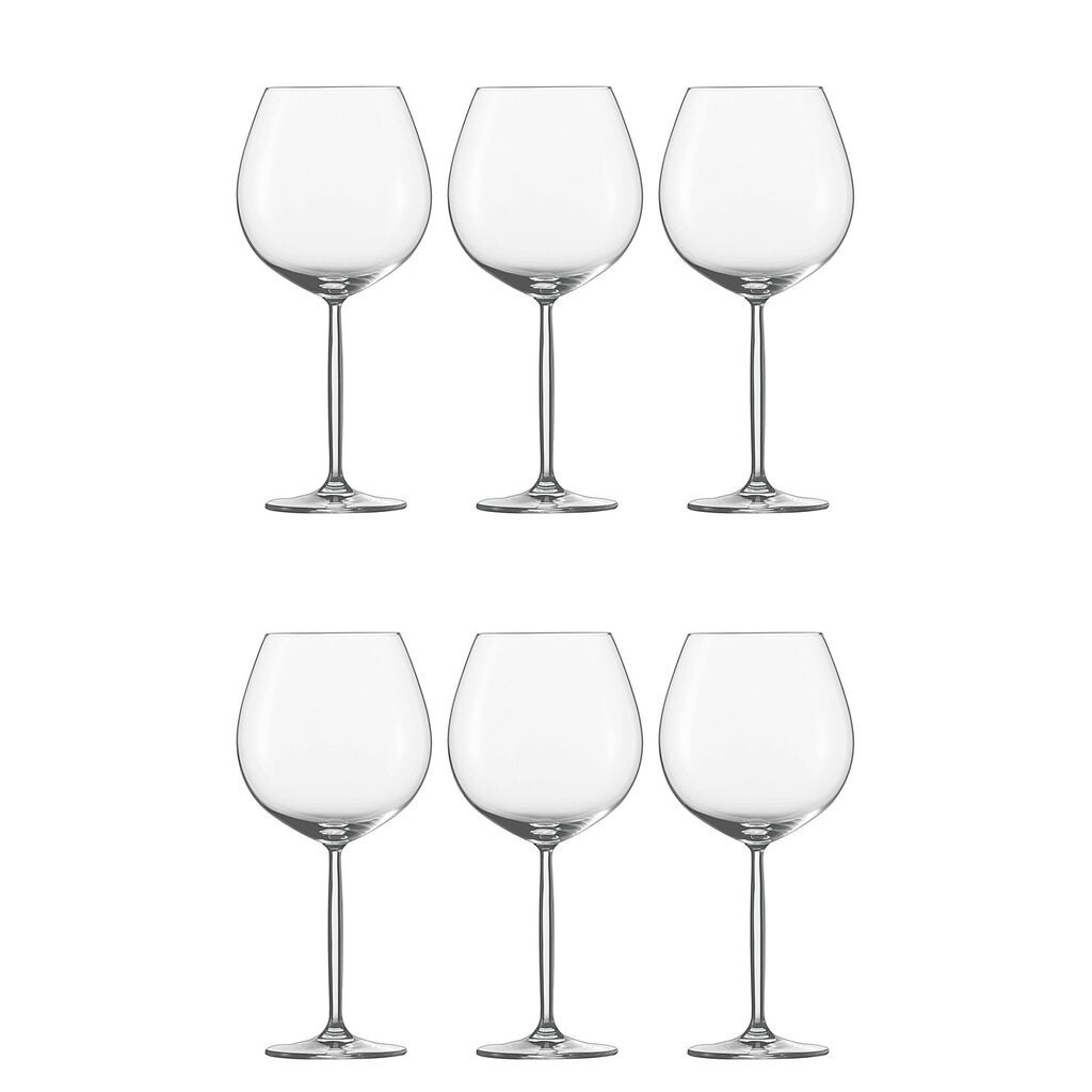 

Schott Zwiesel 104103 Бокал для красного вина Diva, чашка бордового цвета, 840 мл, В 24,8 см, прозрачный (6 шт. в упаковке)