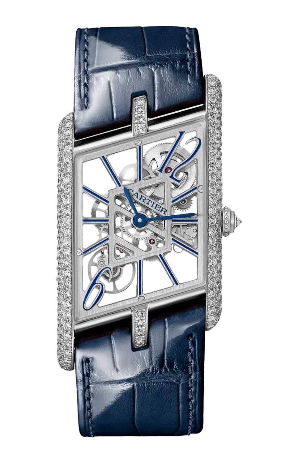 

Часы tank asymétrique scheletrato Cartier