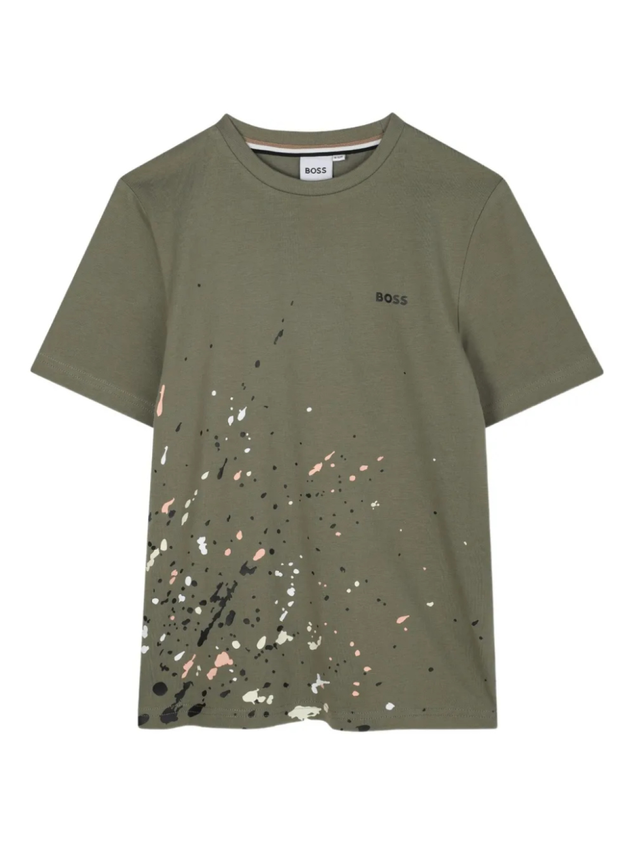 

BOSS Kidswear футболка с логотипом, зеленый