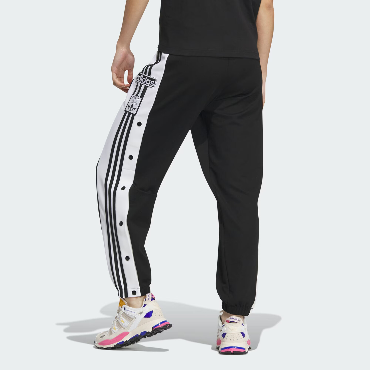 Adicolor Knit спортивные брюки женские классические черные Adidas Originals — фото 3