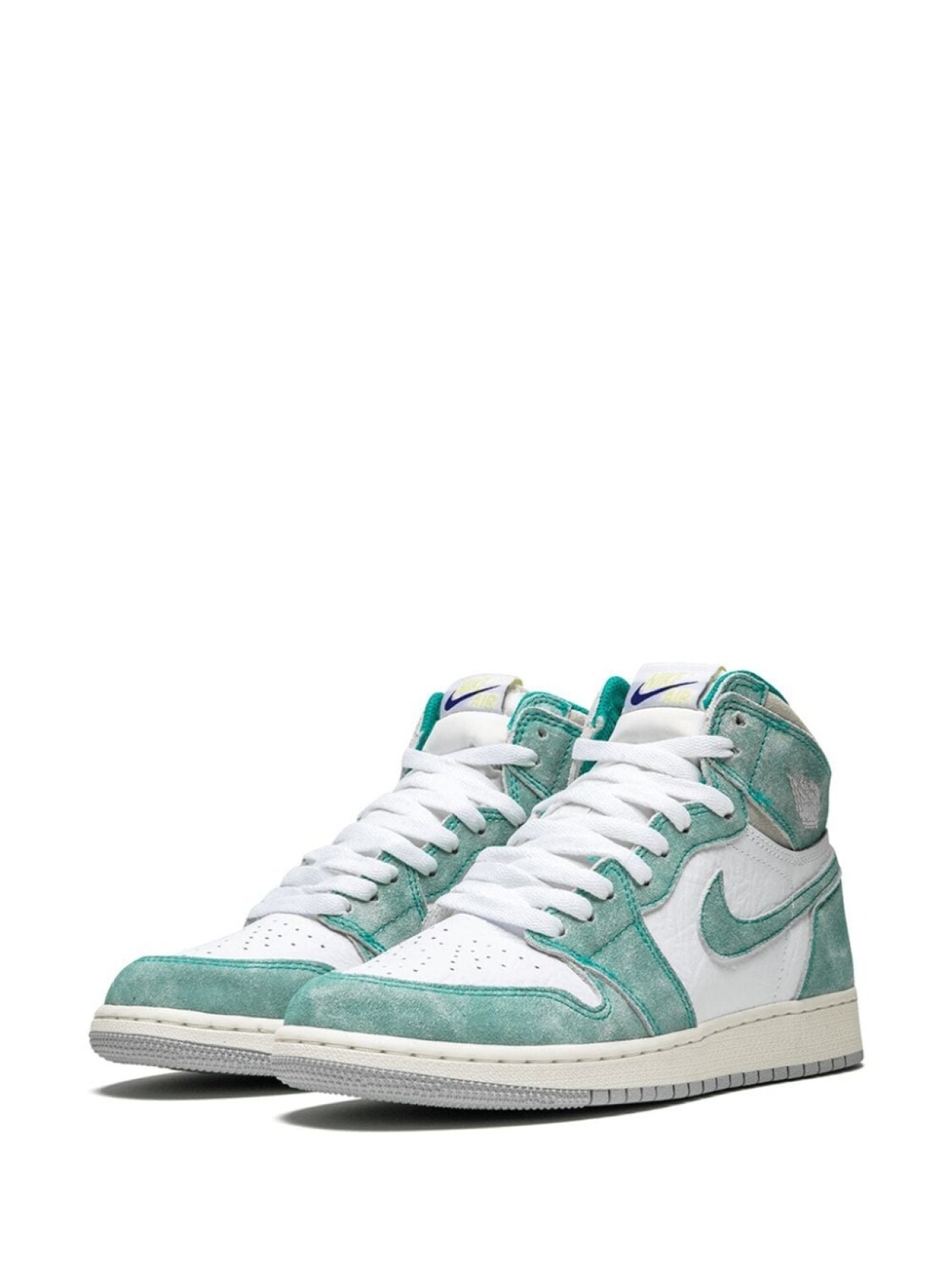 Jordan Kids высокие кроссовки Air Jordan 1 Retro High OG, зеленый — фото 2