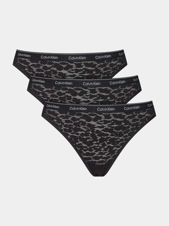

Комплект из 3 классических женских трусов Calvin Klein, черный