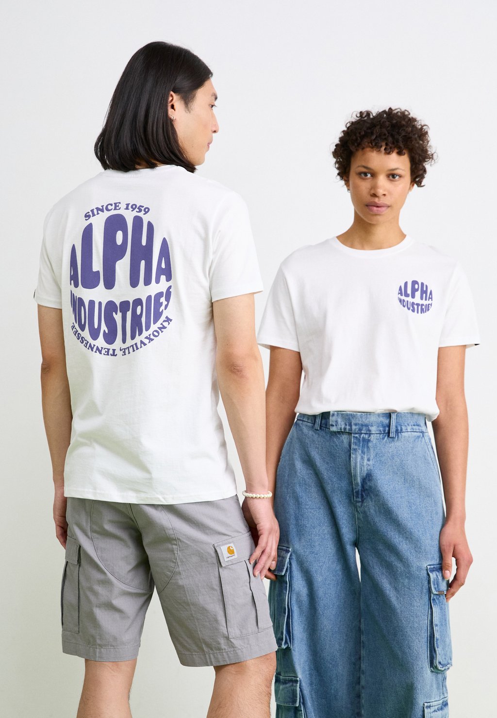 

Футболка с принтом LOGO UNISEX Alpha Industries, белый
