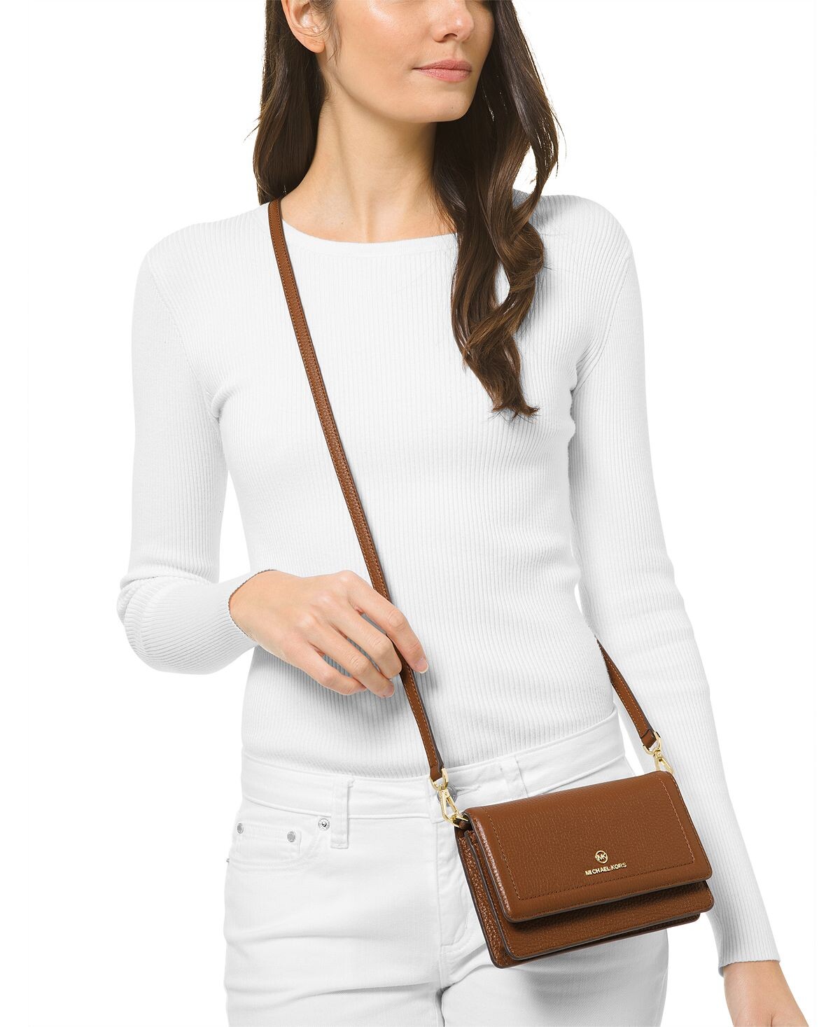 

Маленькая сумка через плечо Jet Set Charm для телефона Michael Kors