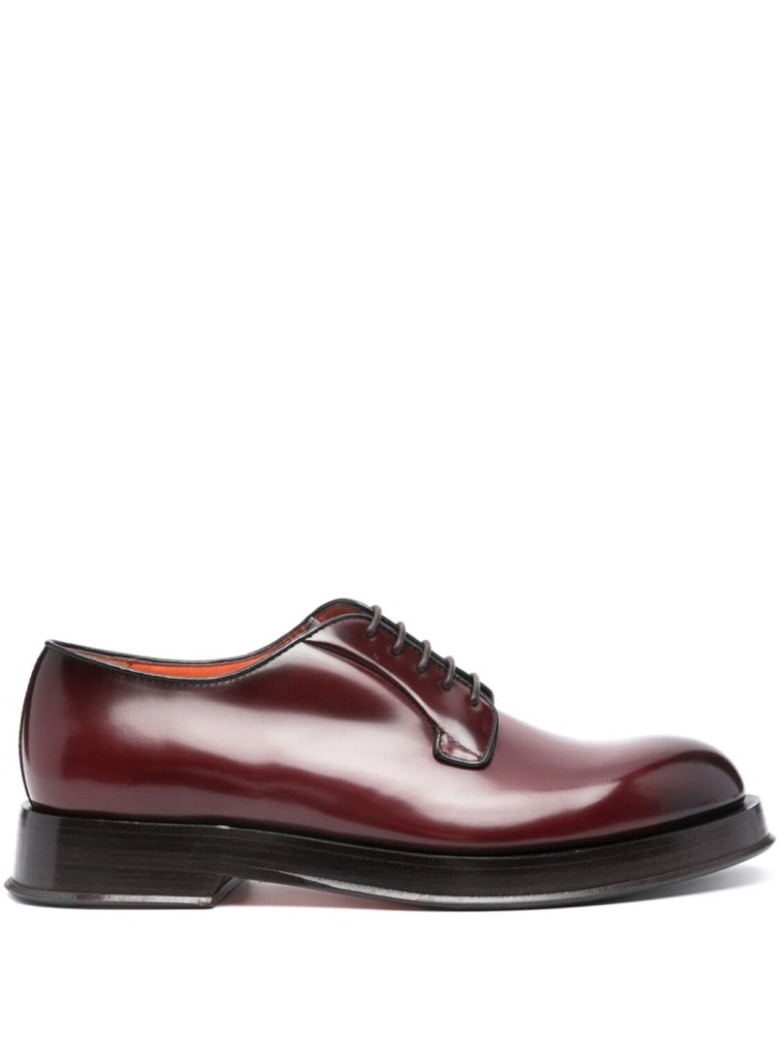 

Santoni туфли дерби, красный