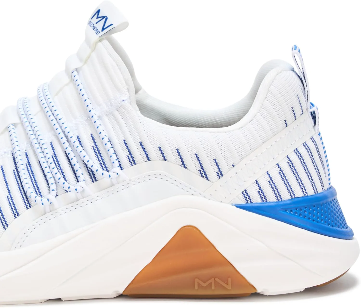 Мужские кроссовки Skechers Mark Nason Linear 2.0 - Holtz, белый/синий — фото 3