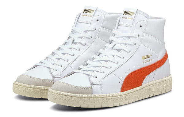 Кроссовки ralph sampson 70 mid og 'white tigerlily' Puma, белый — фото 3