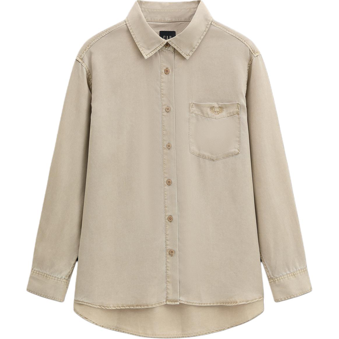 

Женская футболка GAP, светлый хаки