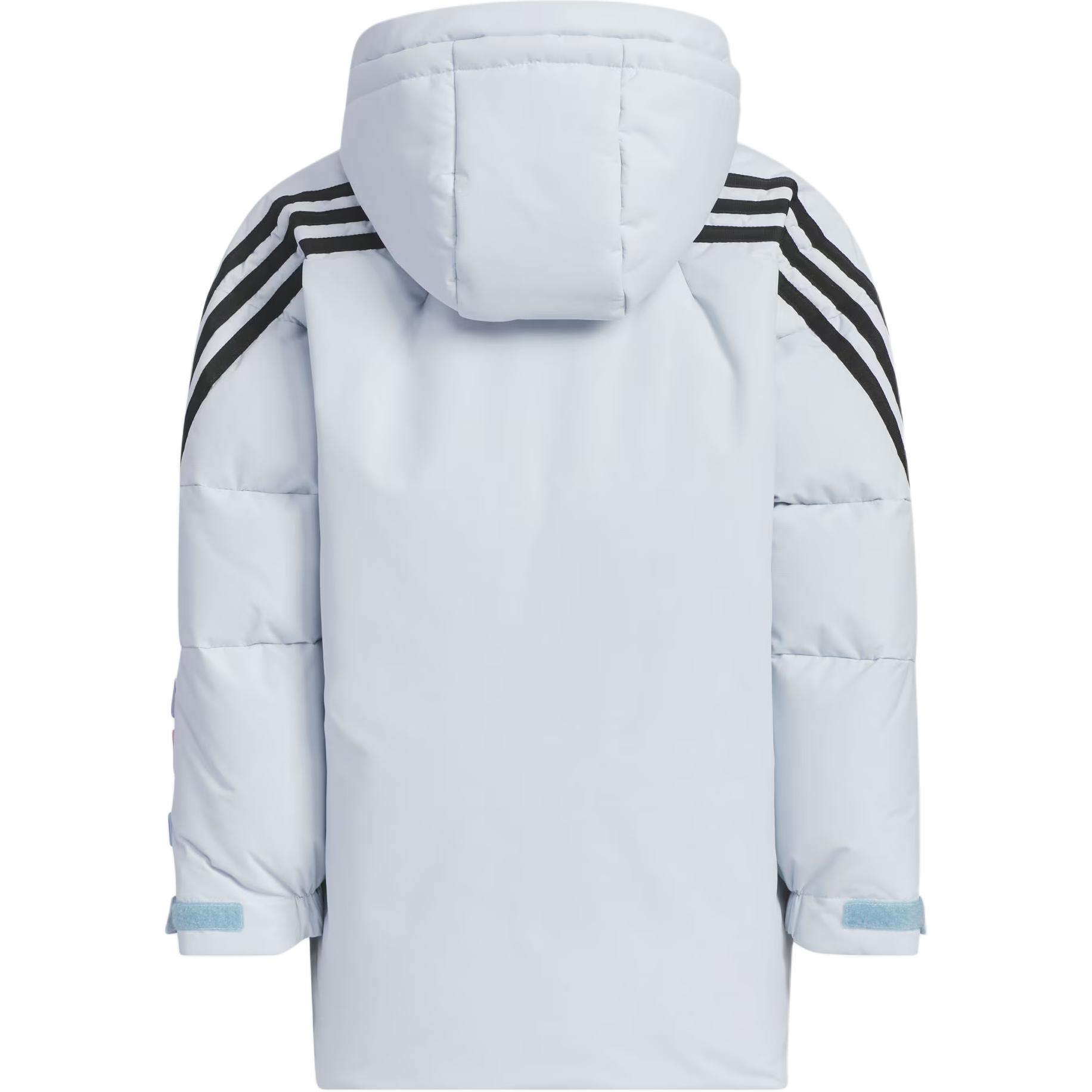 Adidas Пуховики и жилеты спортивная одежда FW24 light blue для детей 3-7 лет — фото 4