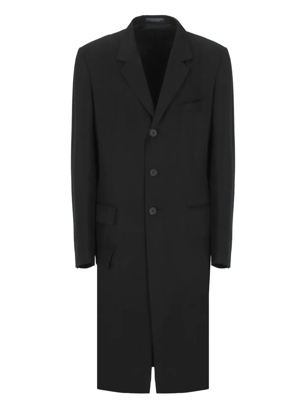

Пальто с карманами Yohji Yamamoto, черный