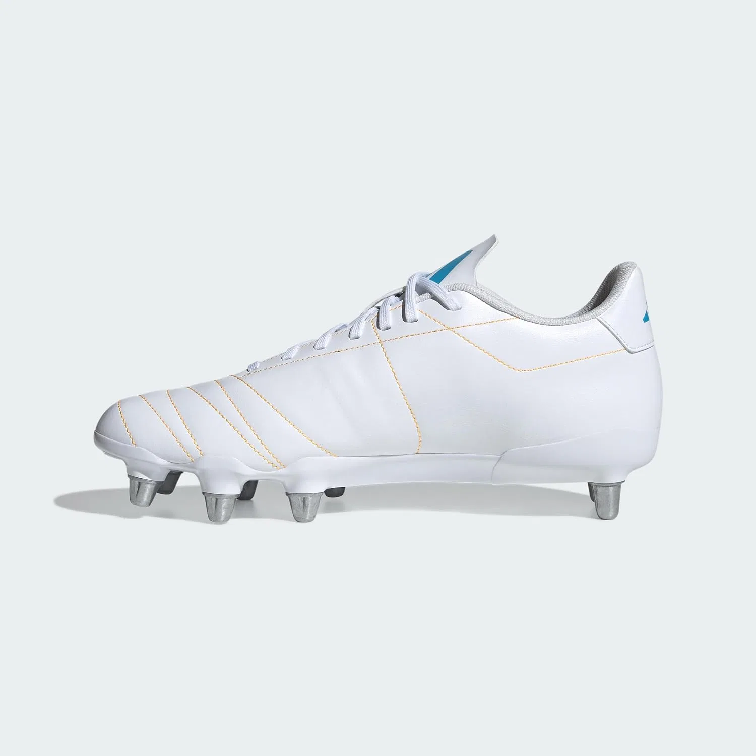 Кроссовки для регби Adidas Kakari SG унисекс, Pure Orange Cloud White Core Black — фото 2