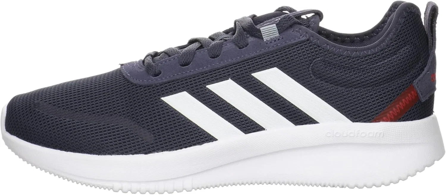Мужские беговые кроссовки Adidas Lite Racer Rebold, Shadow Navy Ftwr White Vivid Red — фото 2