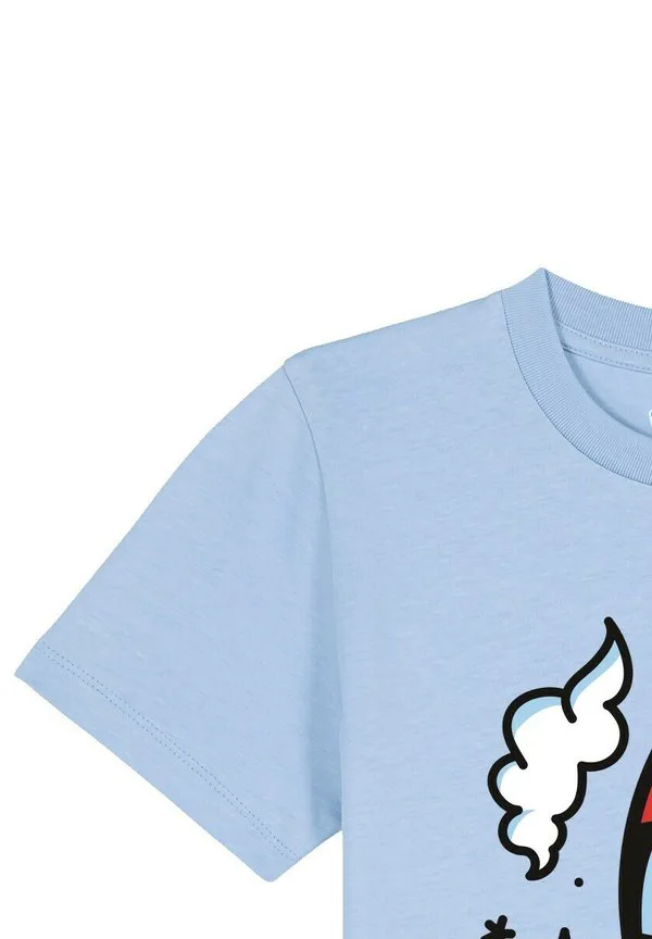 Футболка с иллюстрацией ракете Watapparel, Blue Soul — фото 4