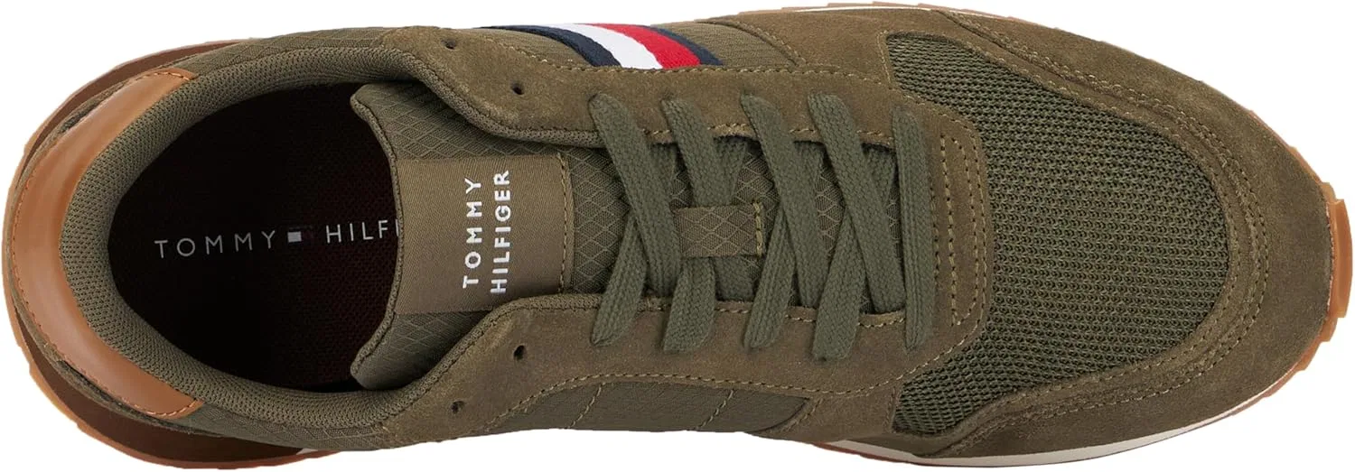Кроссовки Tommy Hilfiger fm0fm04886 mens, Khaki Army Green — фото 3