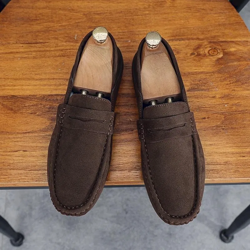 Лоферы кожаные Penny Loafers Classic, Коричневый SayfuR — фото 3