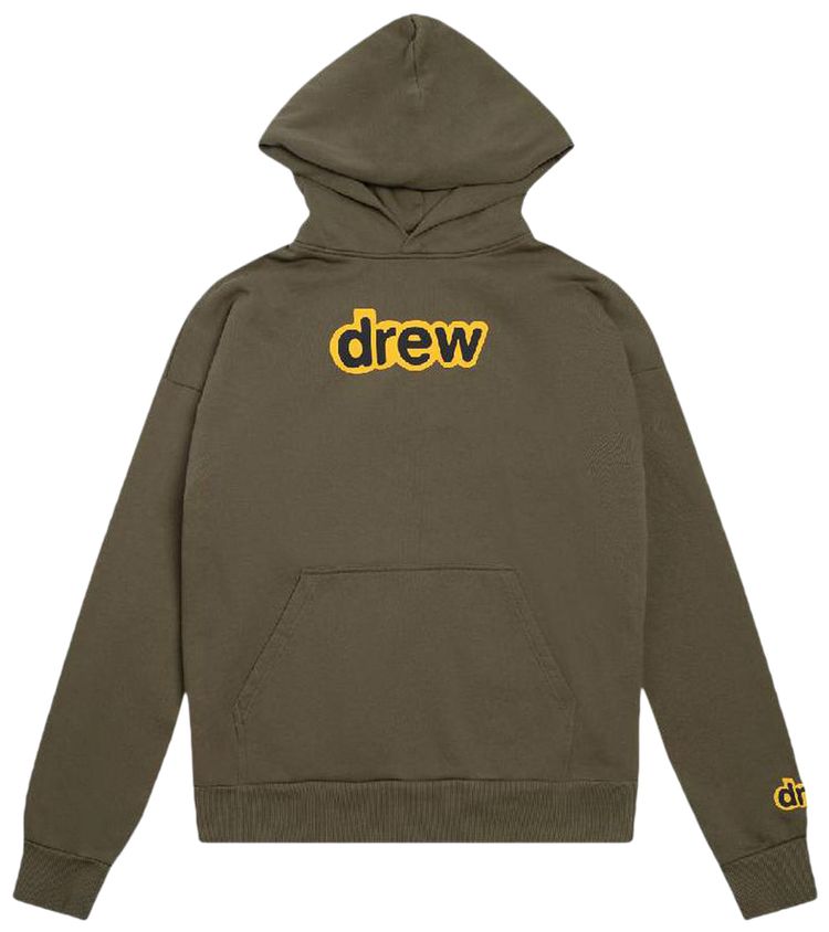 

Худи Drew House Secret Hoodie 'Midnight Olive', зеленый