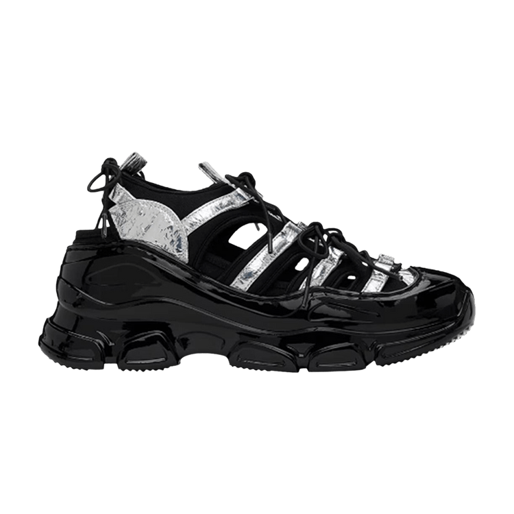 

Кроссовки Simone Rocha Classic Tracker Trainer 'Black Metallic Silver', черный