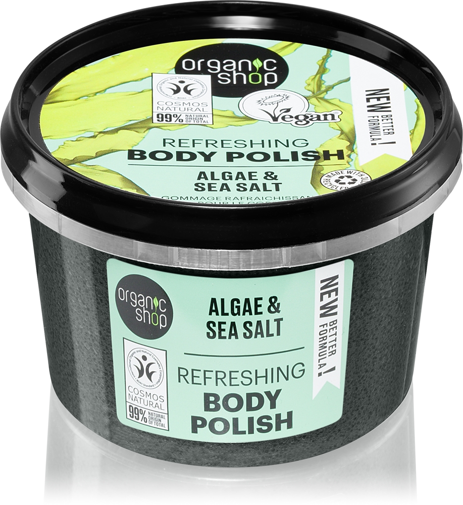 

Скраб для тела с водорослями и морской солью Organic Shop, 250 мл