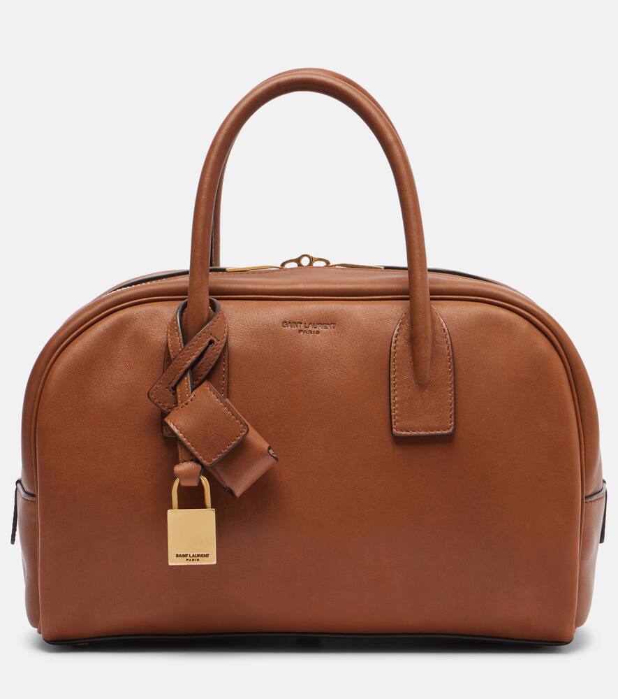 

Сумка-тоут Sac De Jour Boston Small из кожи Saint Laurent, Toasted Brown/Ebony