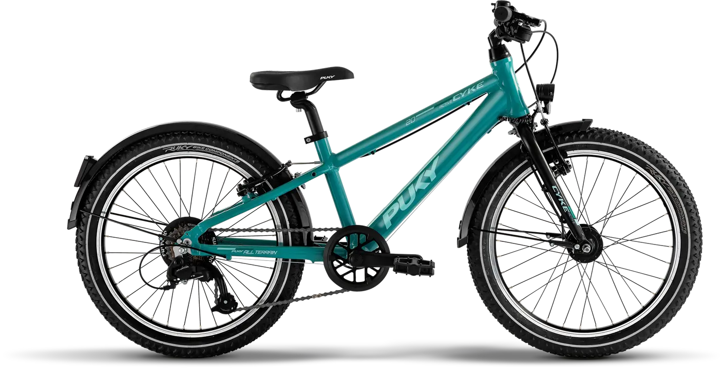 

Детский велосипед Puky cyke 20-7 alu active (2026) - 20 дюймов kinderfahrrad - turquoise/black