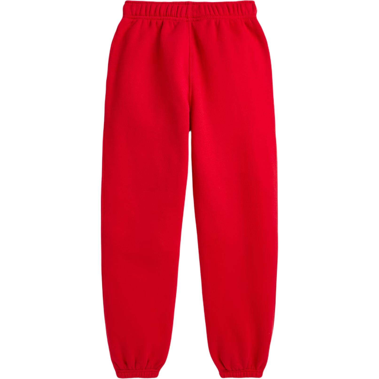 Детские вязаные спортивные штаны Polo Ralph Lauren, красный — фото 3