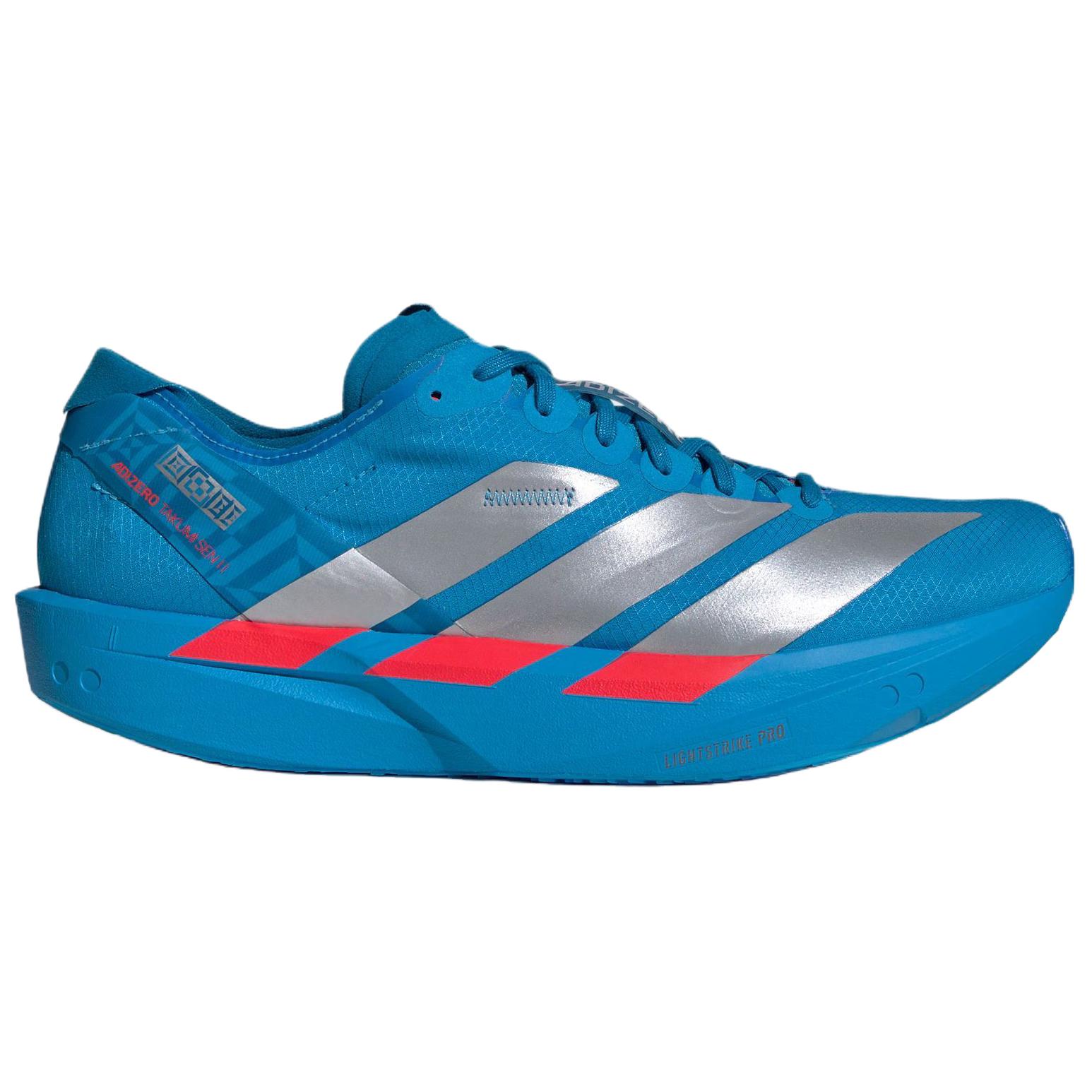 Мужские беговые кроссовки Adidas Adizero Takumi Sen 11, цвет Solar Blue — фото 3