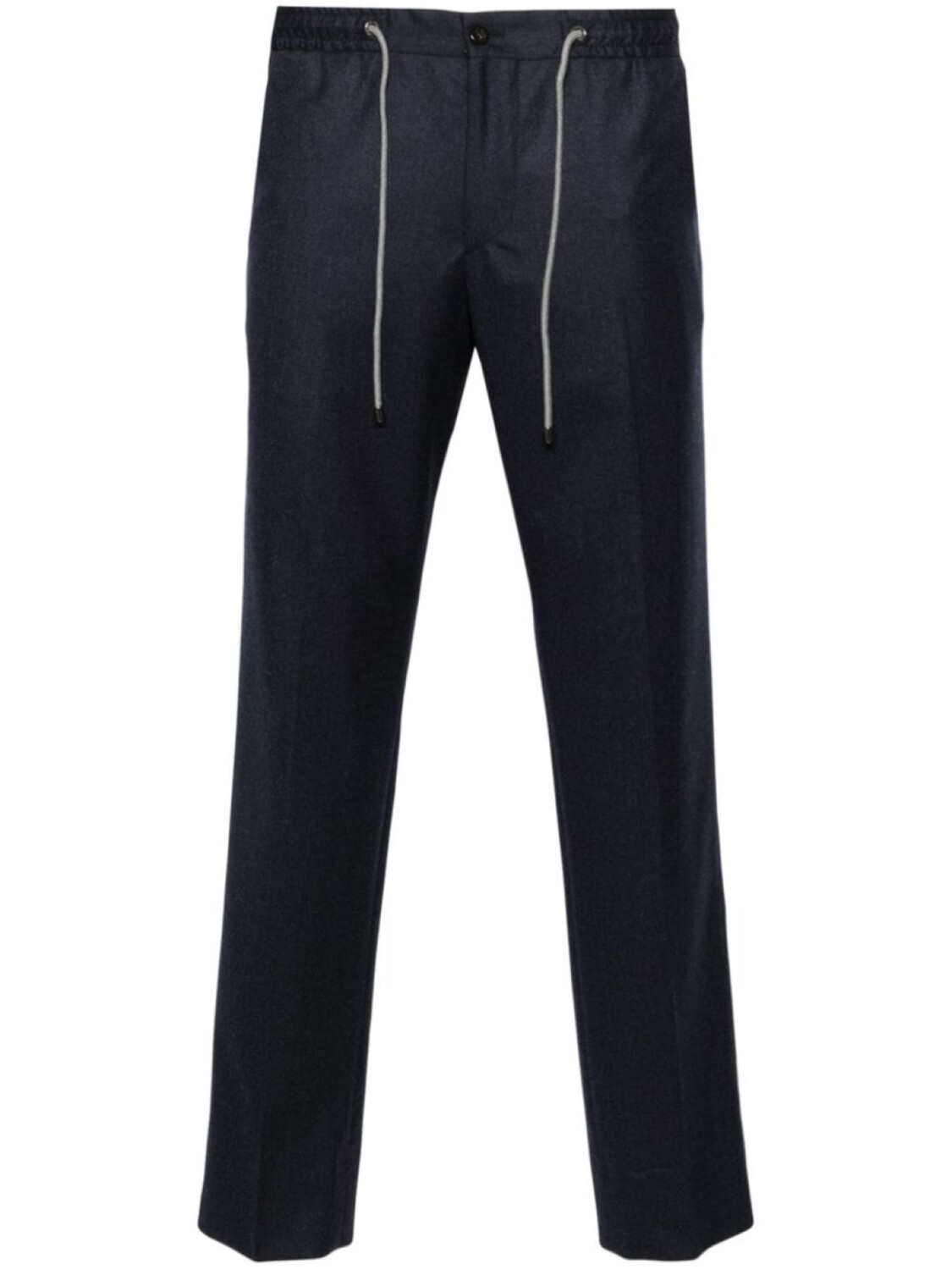 

Corneliani брюки строгого кроя с кулиской, синий