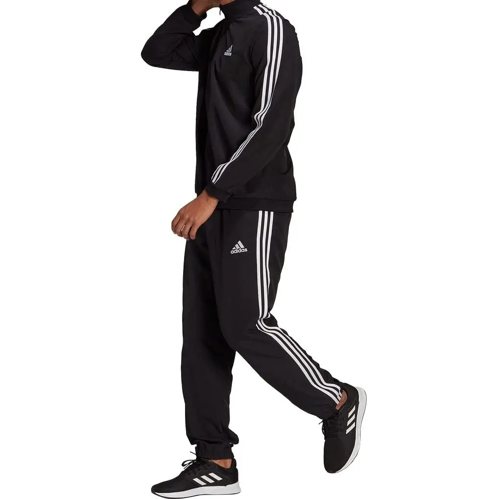AEROREADY Повседневная спортивная одежда Мужская черно-белая Adidas — фото 4