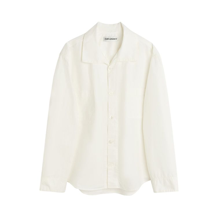 

Рубашка Our Legacy Funnel Shirt 'White', белый