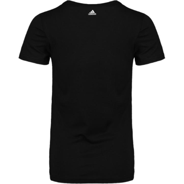 Футболка Adidas женская черная — фото 3