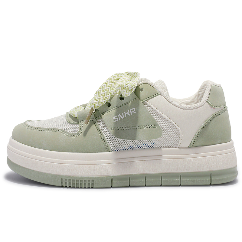 

Кроссовки SNXR Skateboarding Shoes Women's Low-top Beige/Green, зеленый