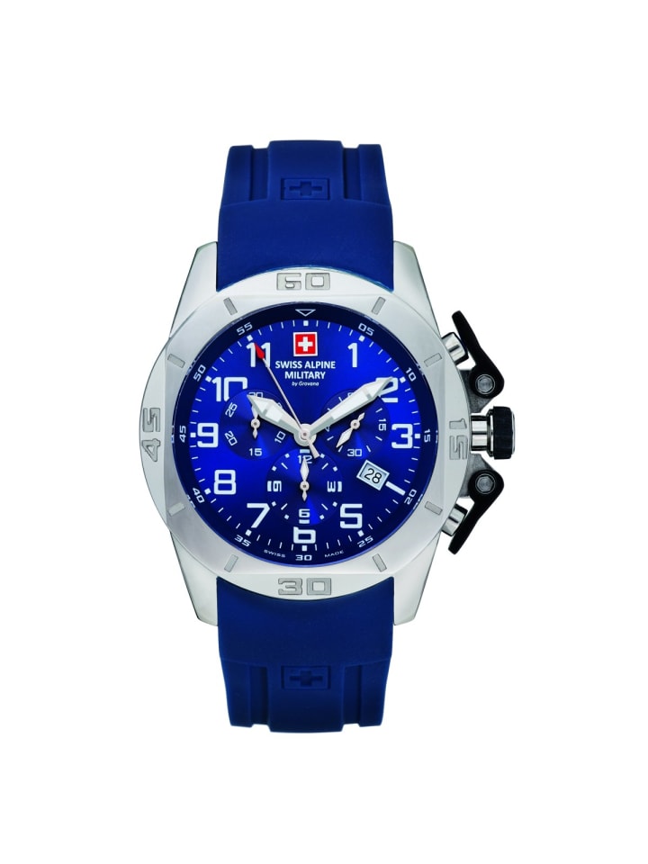 

Swiss Military Кварцевые часы 7063.9835SAM серебристого цвета