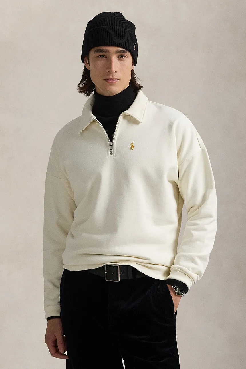 

Хлопковый свитер Polo Ralph Lauren, бежевый