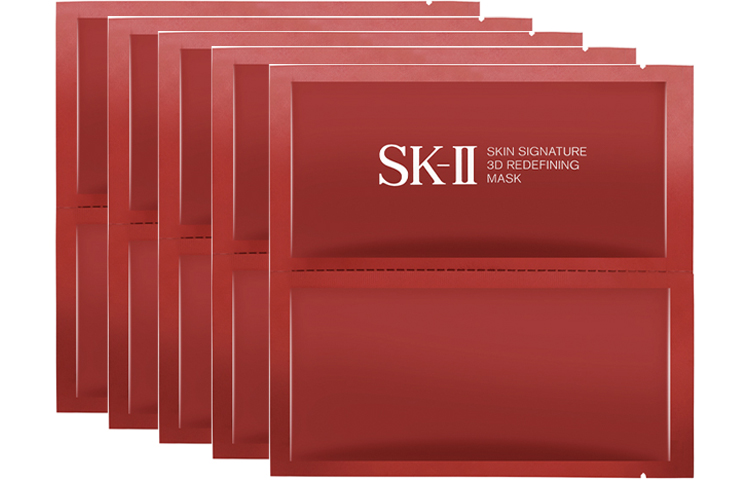 SK II All Effect Lifting 3D Double Facial Masks подтягивающая маски против морщин увлажняющая антиоксидантная 1 шт/5 шт/6 шт SK-II — фото 2