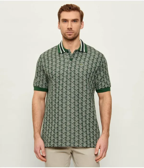 Футболка Lacoste Полюс Classic Fit, зеленый