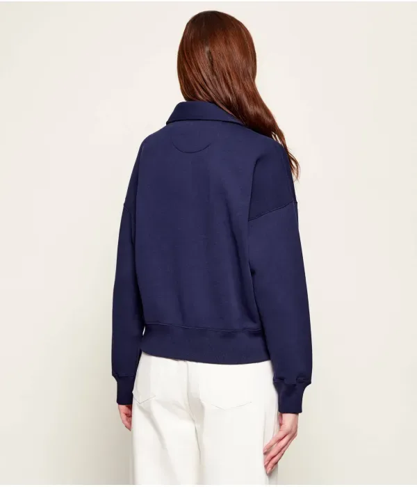 Толстовка loose fit Polo Ralph Lauren, темно-синий — фото 3