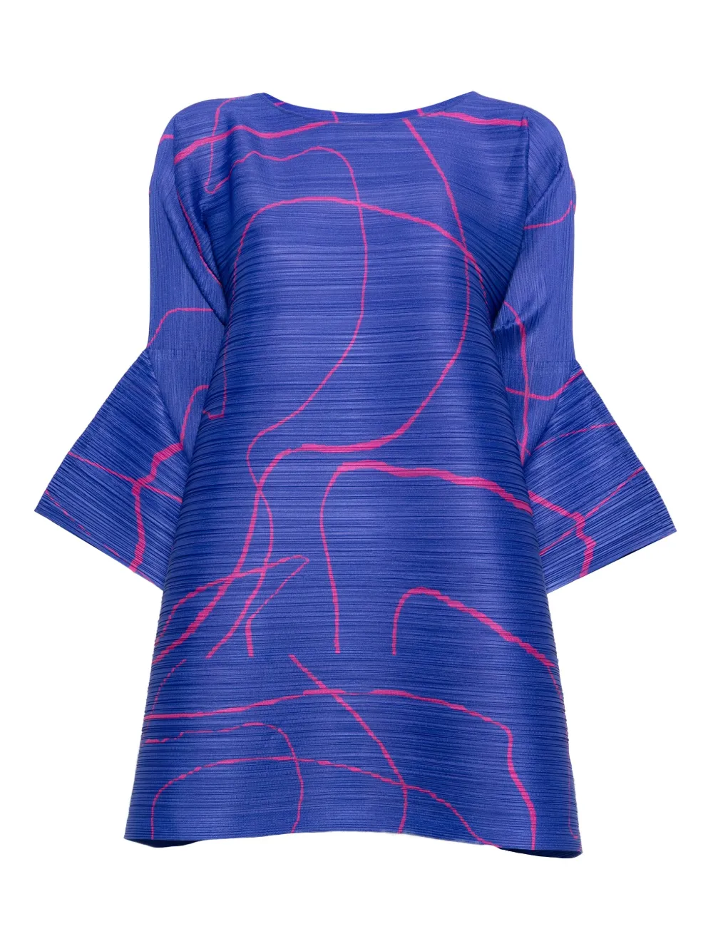 

Платье Pause Pleats Please Issey Miyake, синий