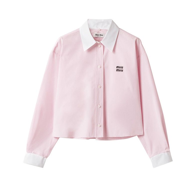 

Рубашка Miu Miu Poplin Shirt, Pink
