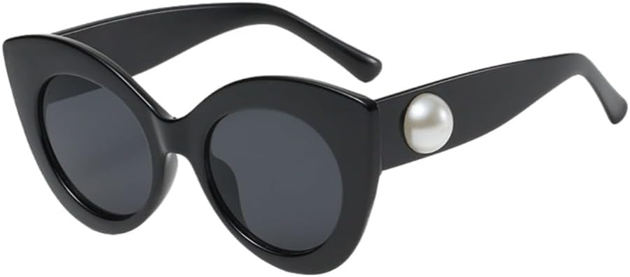 

Модные солнцезащитные очки «кошачий глаз» в крупной оправе, женские солнцезащитные очки для активного отдыха и путешествий, защита от ультрафиолета UV400 UJNHGQ, Black Gray