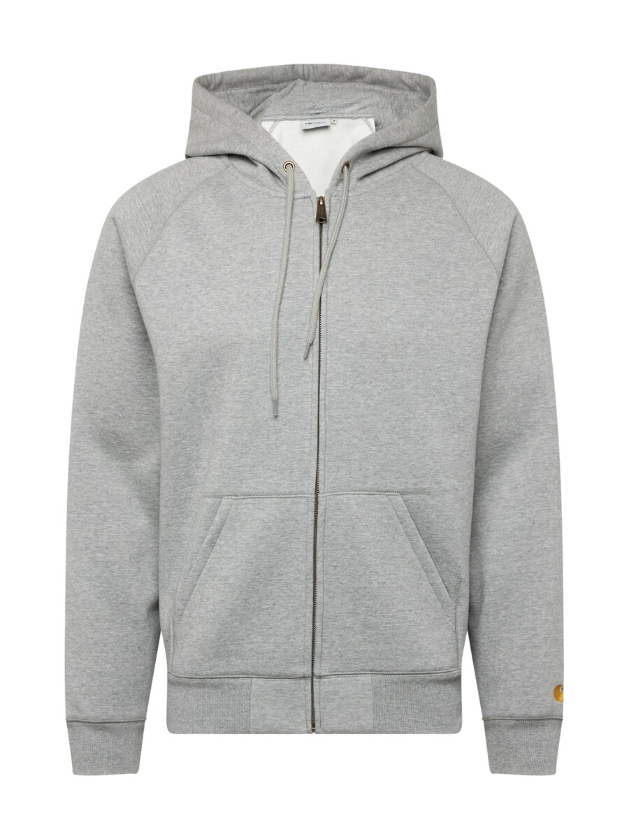 

Спортивная толстовка Carhartt WIP Zip-Up Hoodie Chase, серый